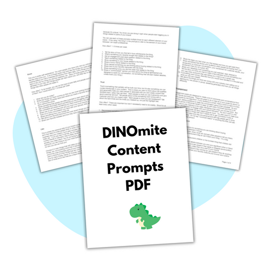 DINOmite Content Prompts PDF