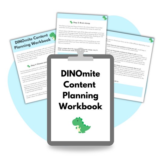 DINOmite Content Planning Workbook