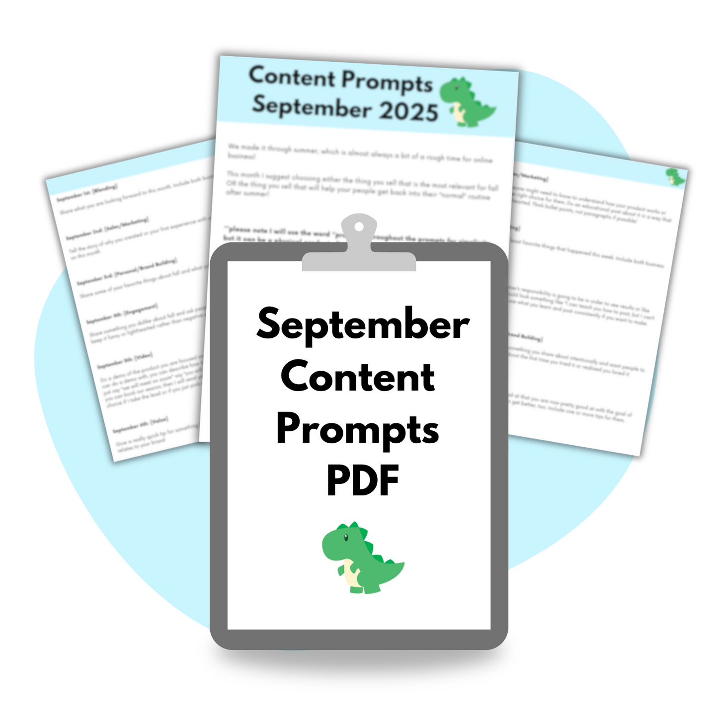 September Content Prompts + September Prompt to Post Buddy GPT