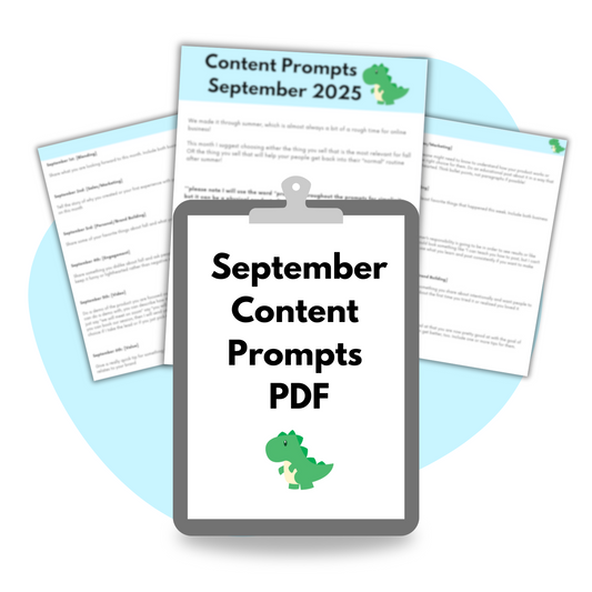 September Content Prompts + September Prompt to Post Buddy GPT