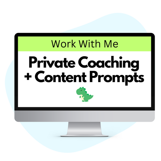Private Coaching + Content Prompts 4 Week Package