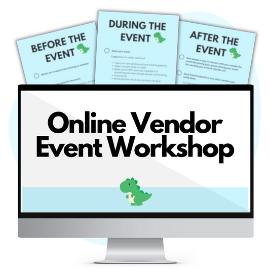 DINOmite Online Vendor Events