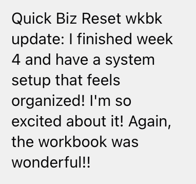 [Flash Sale - save 50%] Business Reset Workbook